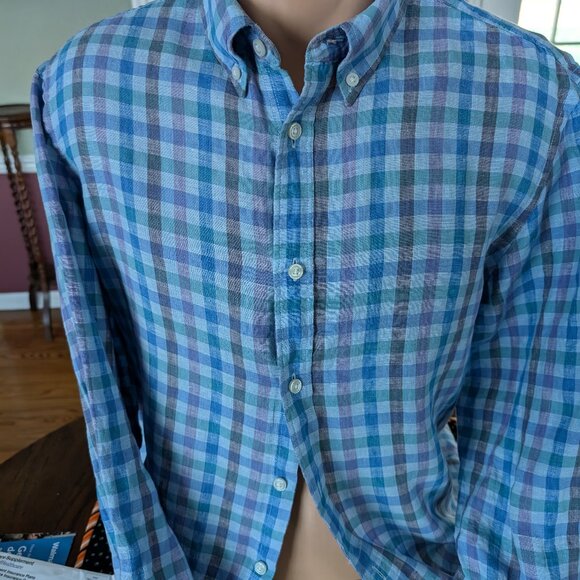 men's casual dress button down long sleeve shirt - Picture 1 of 3